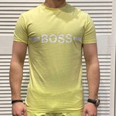 Hugo Boss 50437367 t-shirt geel, ,M