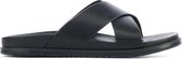 UGG WAINSCOTT SLIDE M - Volwassenen Heren slippers - Kleur: Zwart - Maat: 43