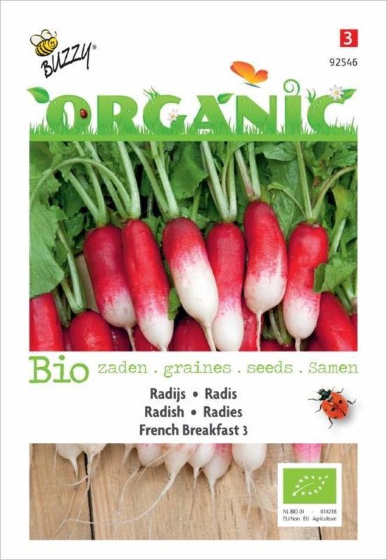 Buzzy® Organic Radijs French Breakfast (BIO)