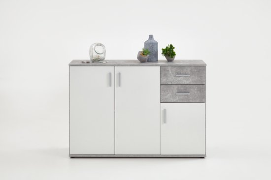  - Fmd - Commode - Wit - 121x35x83 cm