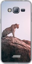 Samsung Galaxy J3 (2016) Hoesje Transparant TPU Case - Leopard #ffffff