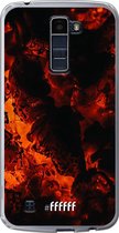 LG K10 (2016) Hoesje Transparant TPU Case - Hot Hot Hot #ffffff