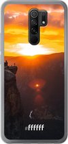 Xiaomi Redmi 9 Hoesje Transparant TPU Case - Rock Formation Sunset #ffffff