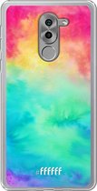 Honor 6X Hoesje Transparant TPU Case - Rainbow Tie Dye #ffffff