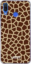 Huawei Nova 3 Hoesje Transparant TPU Case - Giraffe Print #ffffff
