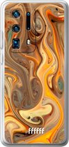 Huawei P40 Pro+ Hoesje Transparant TPU Case - Brownie Caramel #ffffff