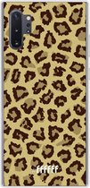 Samsung Galaxy Note 10 Plus Hoesje Transparant TPU Case - Jaguar Print #ffffff