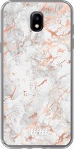 Samsung Galaxy J5 (2017) Hoesje Transparant TPU Case - Peachy Marble #ffffff