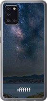 Samsung Galaxy A31 Hoesje Transparant TPU Case - Landscape Milky Way #ffffff