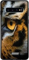 Samsung Galaxy S10 Hoesje TPU Case - Tiger #ffffff