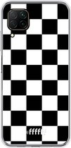 Huawei P40 Lite Hoesje Transparant TPU Case - Checkered Chique #ffffff