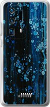 Huawei P40 Pro+ Hoesje Transparant TPU Case - Bubbling Blues #ffffff