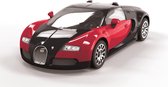 Airfix - Quickbuild Bugatti Veyron - Black En Red - modelbouwsets, hobbybouwspeelgoed voor kinderen, modelverf en accessoires