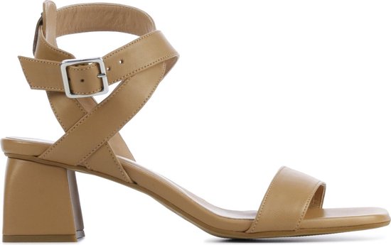 Mace Sandalen Dames / Damesschoenen - Leer - Blokhak hoogte 5 cm - M1085 -  Camel - Maat 40 | bol.com