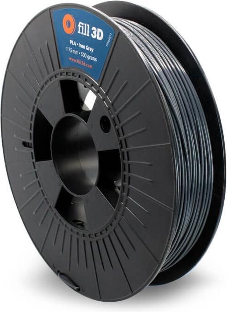 Fill 3D PLA Iron Grey 0,5 kg
