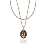 Croyez Jewelry | Sacred Heart Rosegold Layerup | Curb / 65cm / 65cm