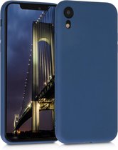 kwmobile telefoonhoesje voor Apple iPhone XR - Hoesje voor smartphone - Back cover in marineblauw