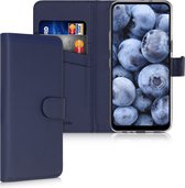 kwmobile telefoonhoesje voor LG K61 - Hoesje met pasjeshouder in donkerblauw - Wallet case