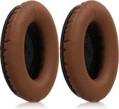 kwmobile 2x oorkussens geschikt voor Bose Quietcomfort 35 35II 25 15 / QC35 QC35II QC25 QC15 - Earpads voor koptelefoon in donkerbruin
