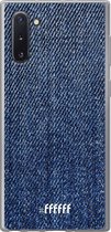 Samsung Galaxy Note 10 Hoesje Transparant TPU Case - Denim #ffffff