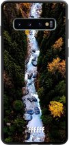 Samsung Galaxy S10 Hoesje TPU Case - Forest River #ffffff