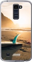 LG K10 (2016) Hoesje Transparant TPU Case - Sunset Surf #ffffff