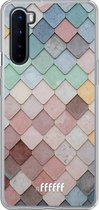 OnePlus Nord Hoesje Transparant TPU Case - Colour Tiles #ffffff