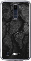 LG K10 (2016) Hoesje Transparant TPU Case - Dark Rock Formation #ffffff