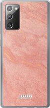 Samsung Galaxy Note 20 Hoesje Transparant TPU Case - Sandy Pink #ffffff