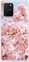 Samsung Galaxy S10 Lite Hoesje Transparant TPU Case - Cherry Blossom #ffffff