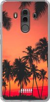 Huawei Mate 10 Pro Hoesje Transparant TPU Case - Coconut Nightfall #ffffff