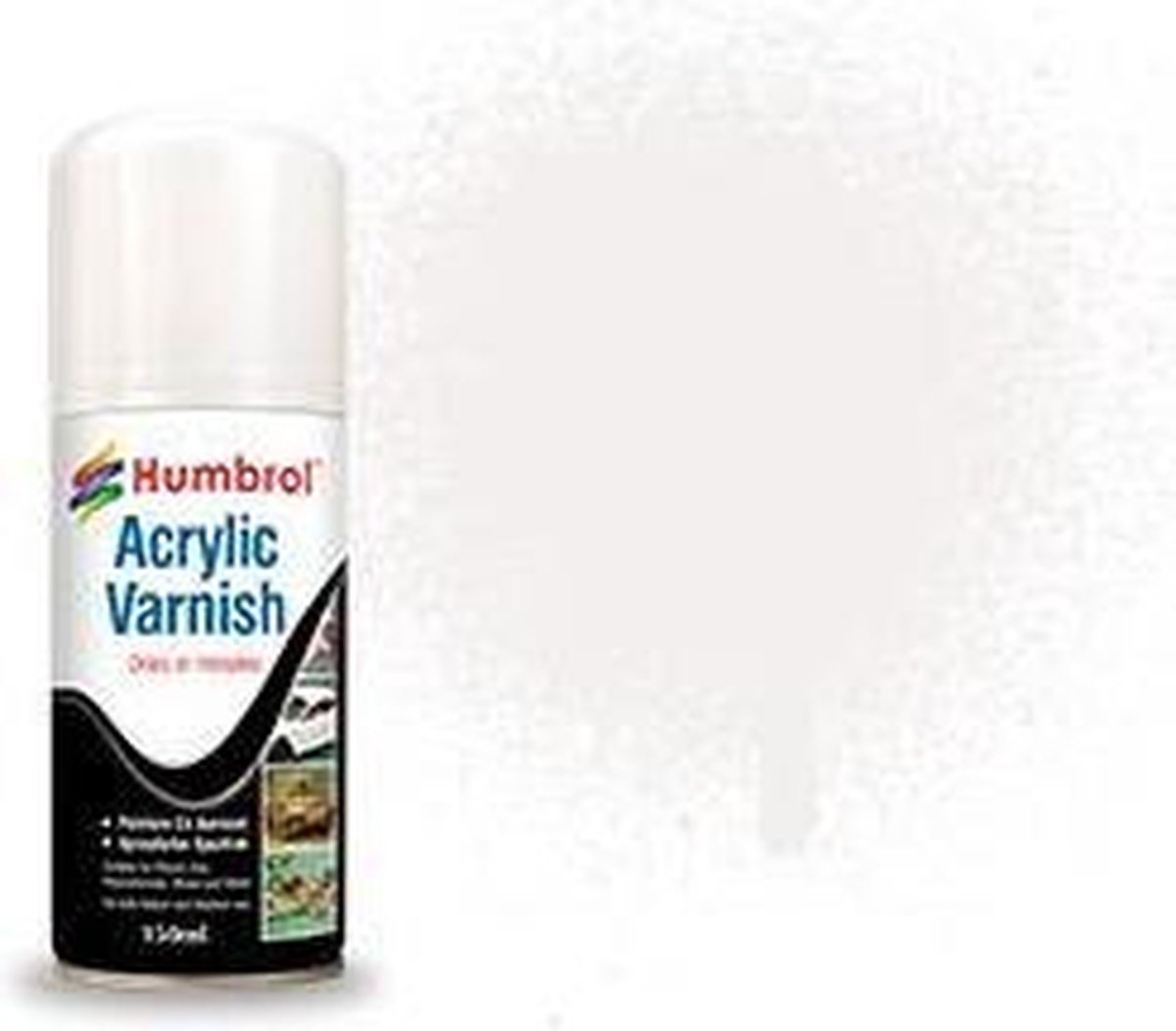 Humbrol Hobbyverf Acrylverf - #135 Acrylic Varnish - Satin - Acryl spray Verf spuitbus - 150 ml