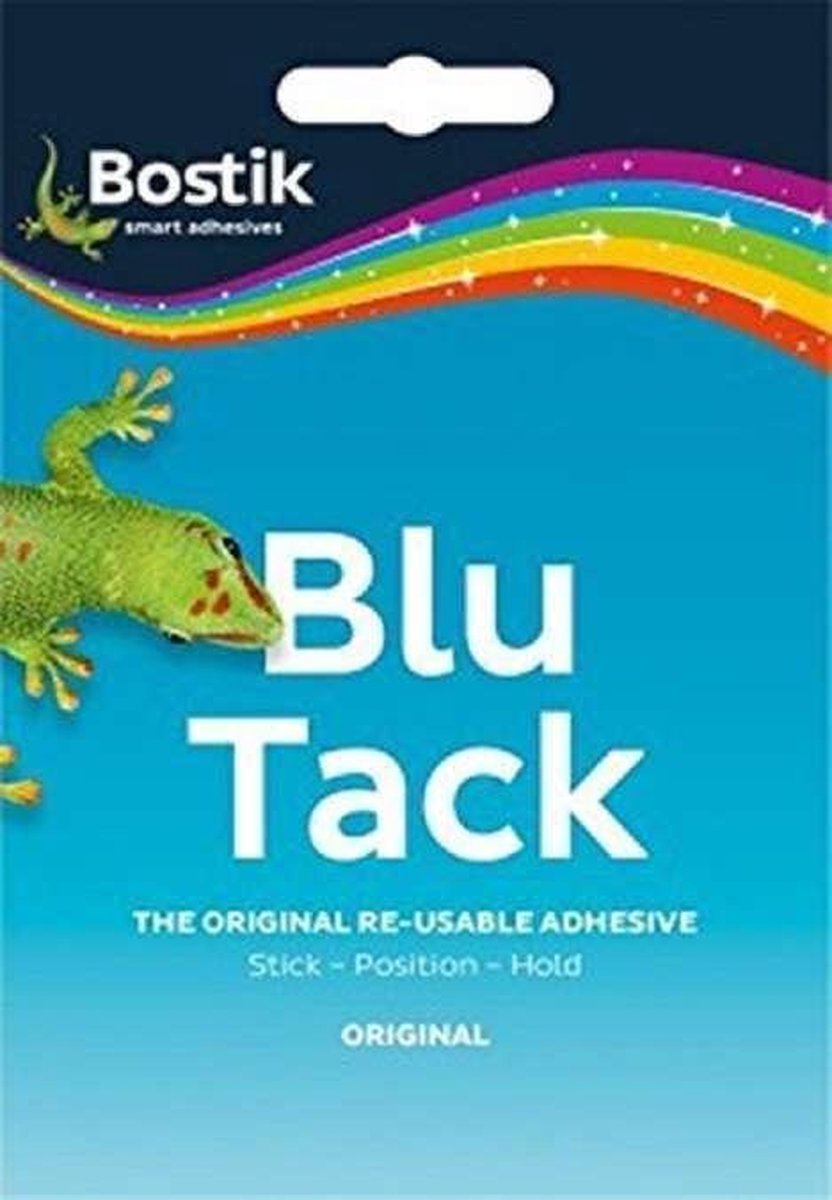 Blu Tack Original - 57 gram - Re-Usable Adhesive Lijm - Blu Track