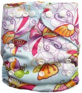 Wasbare luier Bababoe  / Pocket luier Fleece - met luier inlegger/ Vlinder
