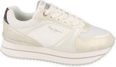 PEPE JEANS  sneaker zilver WIT 36