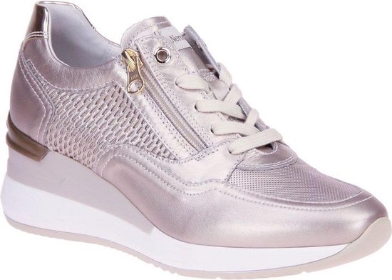 Nero Giardini Beige Metallic Sneaker | bol.com