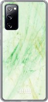 6F hoesje - geschikt voor Samsung Galaxy S20 FE - Transparant TPU Case - Pistachio Marble #ffffff