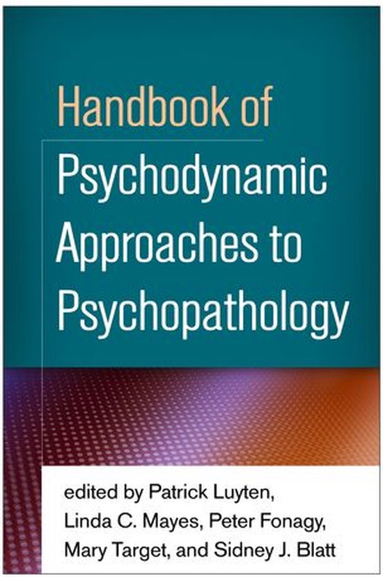 Handbook of Psychodynamic Approaches to Psychopathology - cover
