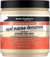 Curls & Coils de tante Jackie's Recettes de graines de lin Curl Mane-Tenance Defining Curl Whip 426 gr