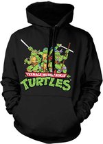 Teenage Mutant Ninja Turtles Hoodie/trui -XL- Turtles Distressed Group Zwart