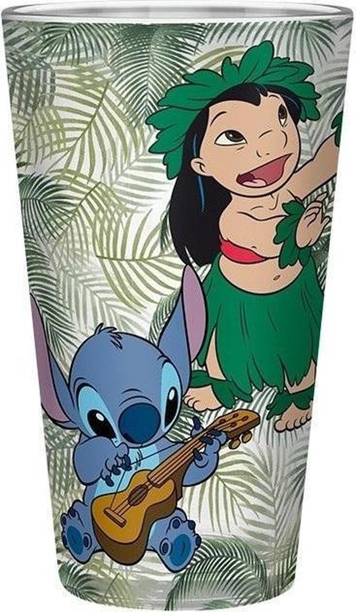 Waterglas - Disney Lilo And Stitch - Groot - 400 ml