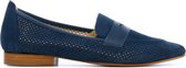 Softwaves Instappers Dames - Instapschoenen / Damesschoenen - Leer   - 8.26.01 - Blauw - Maat 36