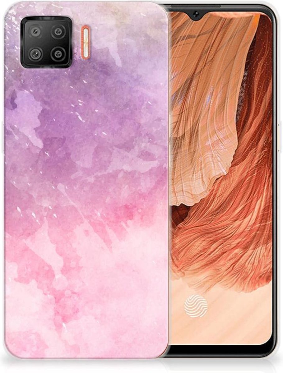 Hoesje maken OPPO A73 4G Pink Purple Paint
