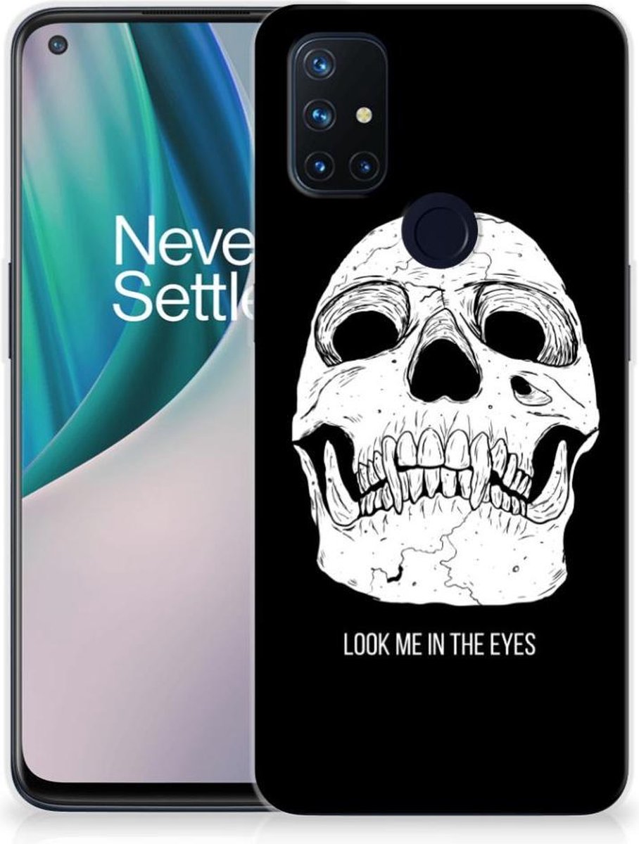 Silicone Back Case OnePlus Nord N10 5G Skull Eyes