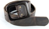 Kidzzbelts Jongenskinderriem Jeans 1221 - Bruin - 75 cm
