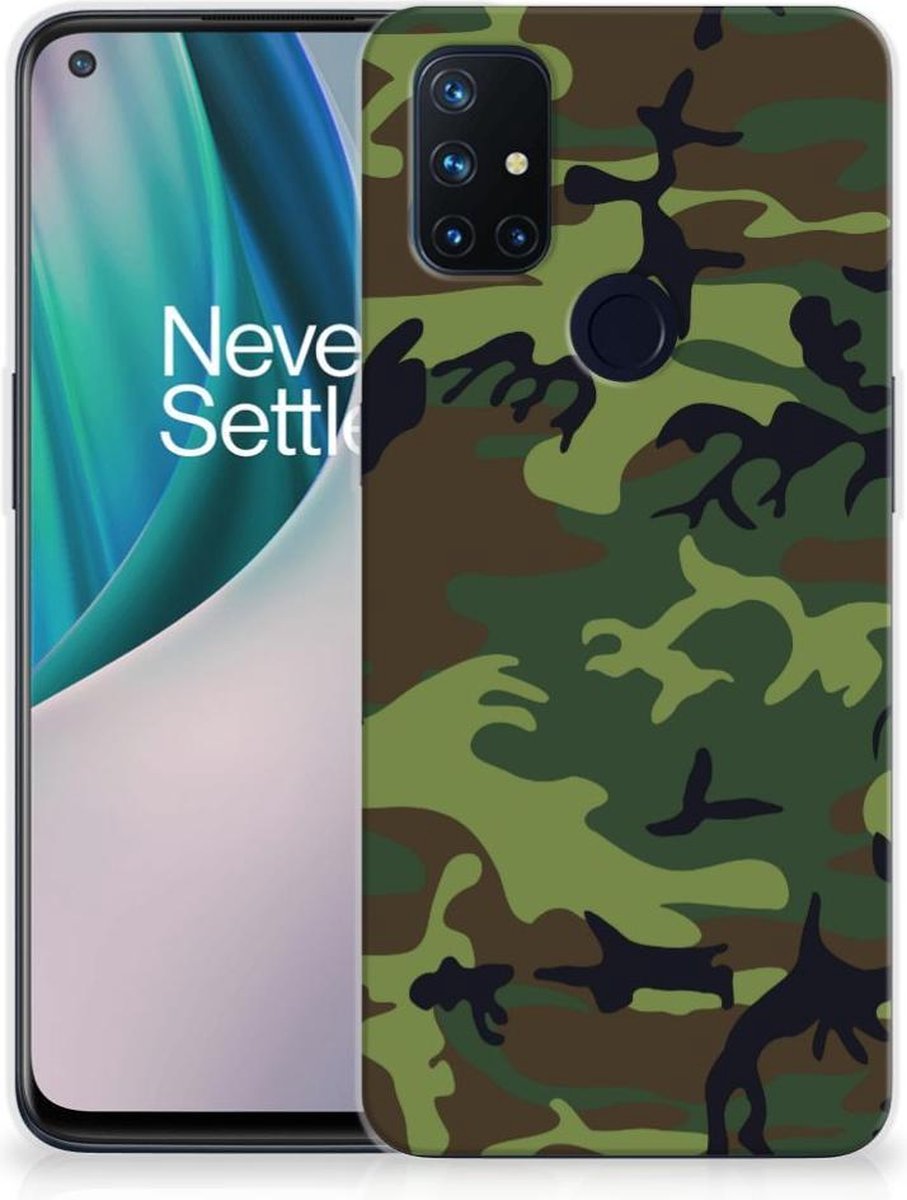 OnePlus Nord N10 5G TPU bumper Army Dark