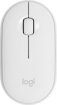 Bol.com Logitech Pebble M350 - Draadloze Bluetooth Muis - Wit aanbieding