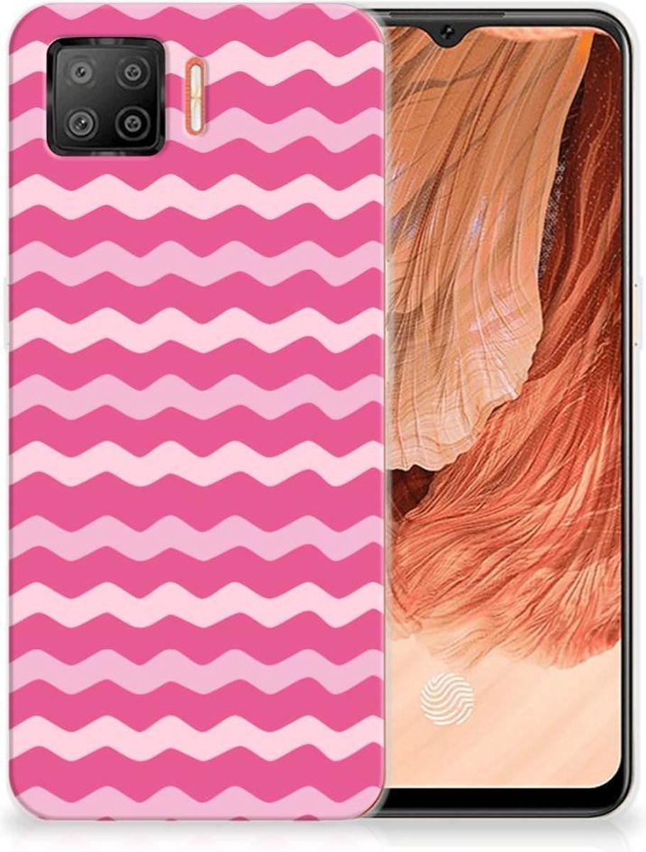 OPPO A73 4G TPU bumper Waves Pink