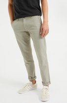 WE Fashion Heren Oxford chino met stretch