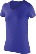 Spiro Dames/dames Impact Softex T-Shirt met korte mouwen (Saffier)